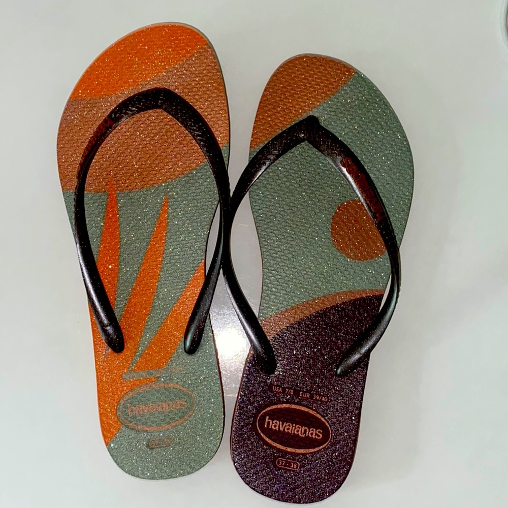 Havaianas flip flops women size 8